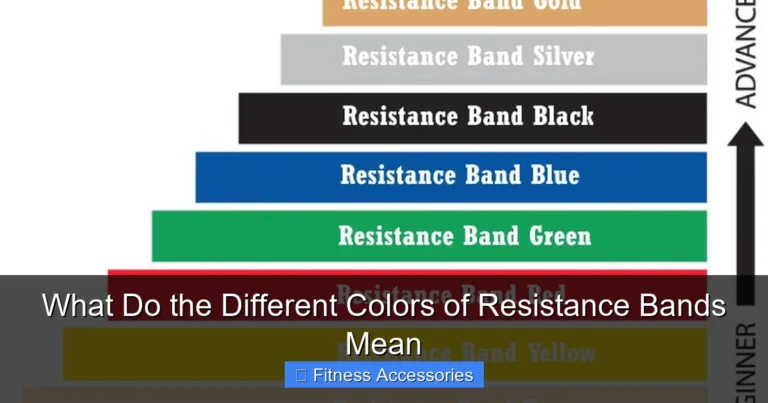 What Do the Different Colors of Resistance Bands Mean