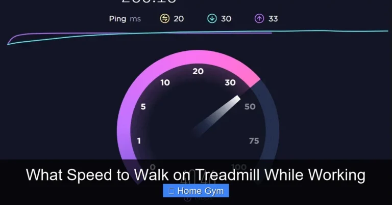 What Speed to Walk on Treadmill While Working