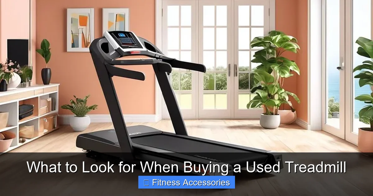 What to Look for When Buying a Used Treadmill