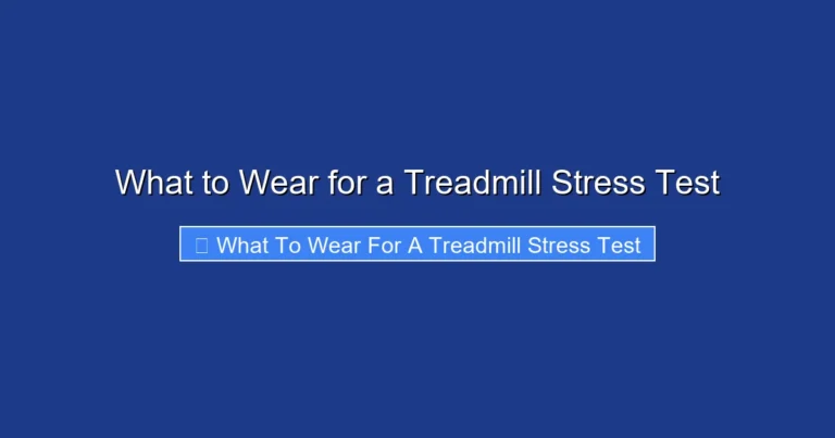 What to Wear for a Treadmill Stress Test