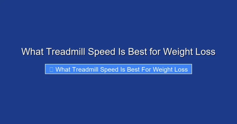 What Treadmill Speed Is Best for Weight Loss