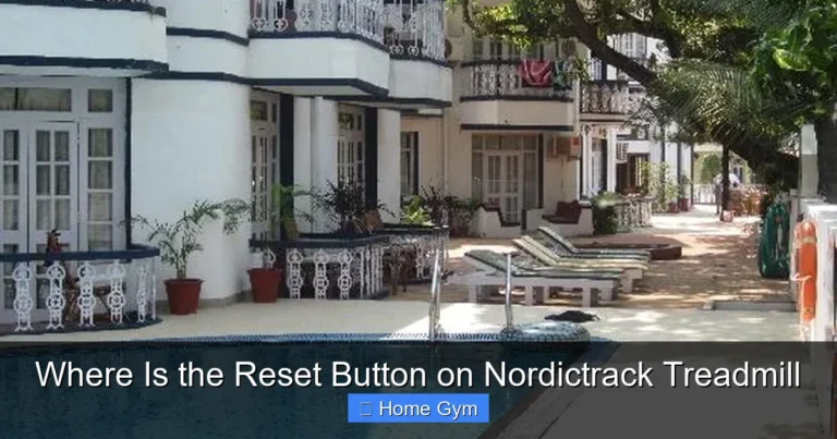 Where Is the Reset Button on Nordictrack Treadmill