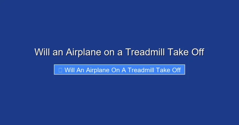 Will an Airplane on a Treadmill Take Off