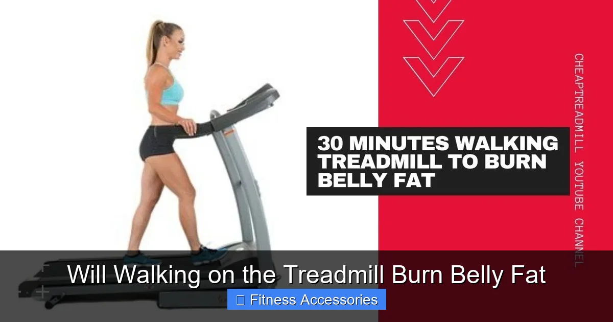 Will Walking on the Treadmill Burn Belly Fat