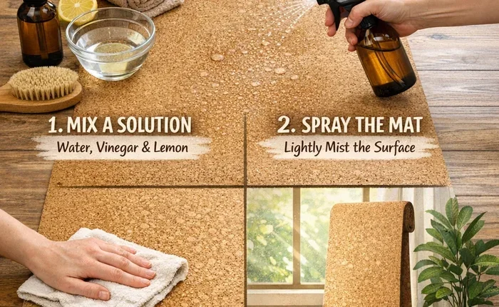 How to Clean a Cork Yoga Mat 2
