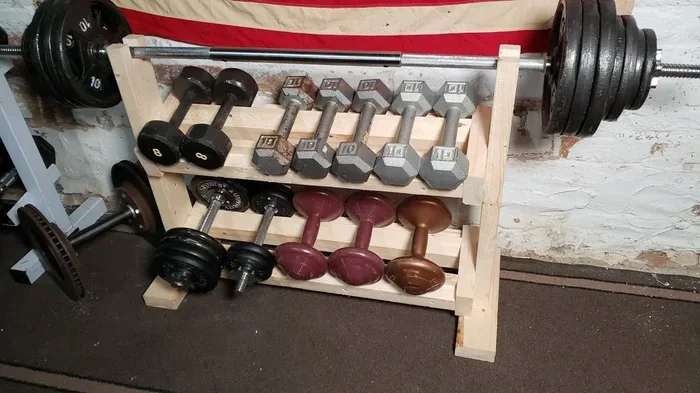 How to Build a Weight Rack for Dumbbells