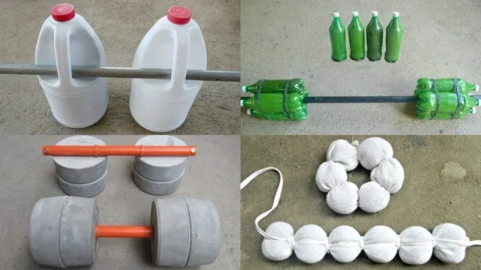 How to Make Your Own Dumbbells at Home