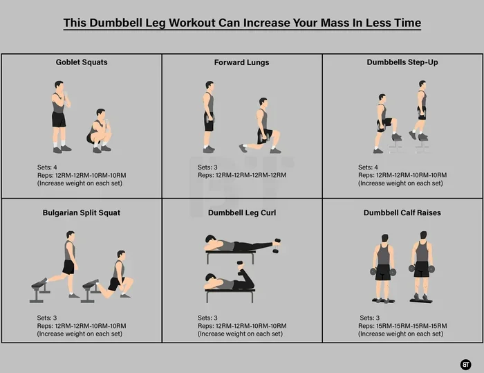 How to Train Legs at Home with Dumbbells