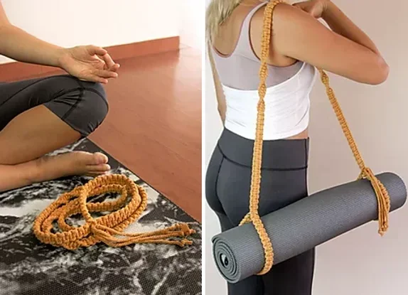 How to Make a Macrame Yoga Mat Strap