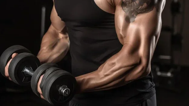 How to Get Veins in Arms with Dumbbells
