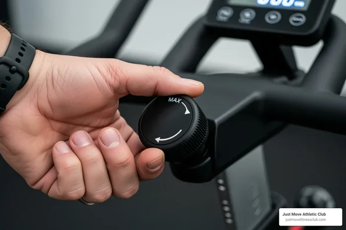 How to Change Resistance on Spin Bike 2