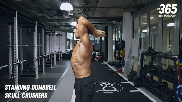 How to Do Skull Crushers with Dumbbells Standing
