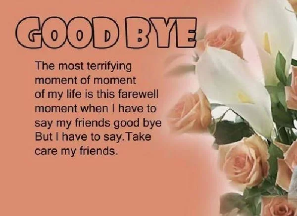 Does Taking Care Mean Goodbye Forever