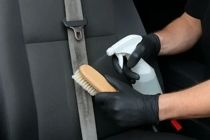 Car Seat Belt Cleaning Instructions