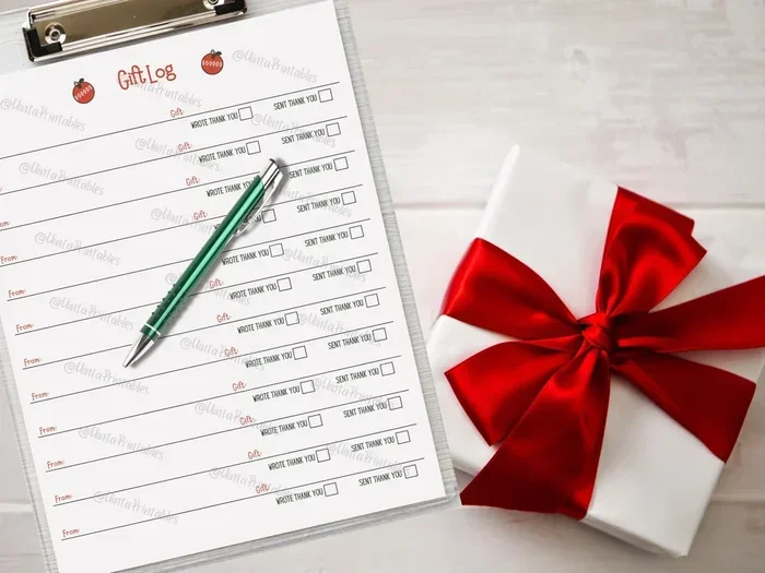 2026 Gift Log