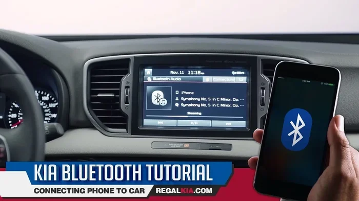 Connect Kia 2023 to Bluetooth