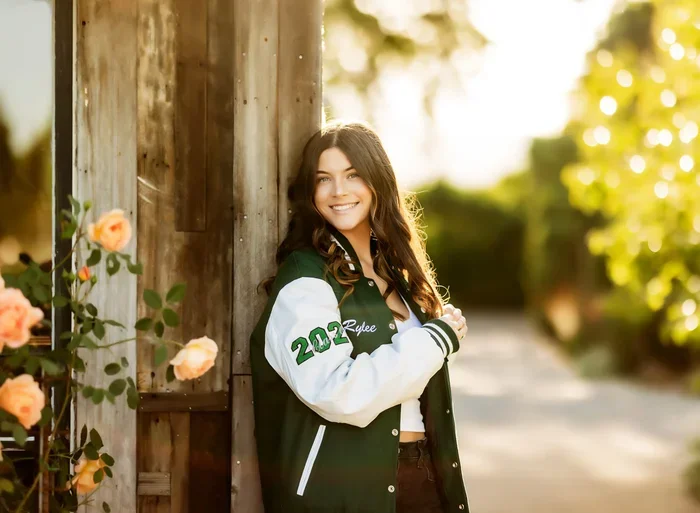 Senior Portraits Letterman Jacket