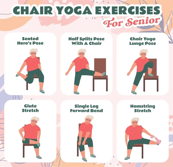 Printable Stretching Exercises for Seniors